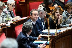 Session Of Questions To The Government At The National Assembly - Paris