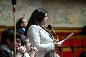 Session Of Questions To The Government At The National Assembly - Paris