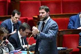 Session Of Questions To The Government At The National Assembly - Paris