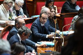 Session Of Questions To The Government At The National Assembly - Paris