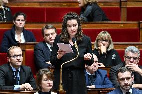 Session Of Questions To The Government At The National Assembly - Paris