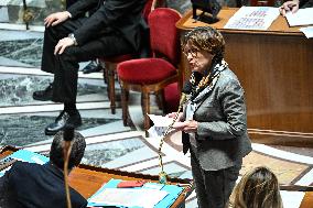 Session Of Questions To The Government At The National Assembly - Paris