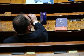 Session Of Questions To The Government At The National Assembly - Paris