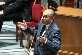 Session Of Questions To The Government At The National Assembly - Paris