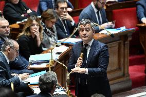 Session Of Questions To The Government At The National Assembly - Paris
