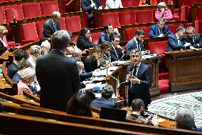 Session Of Questions To The Government At The National Assembly - Paris
