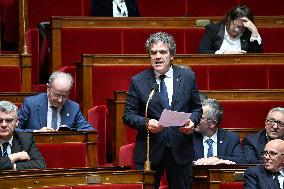 Session Of Questions To The Government At The National Assembly - Paris
