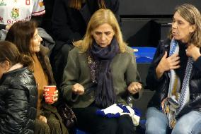 Infanta Cristina And Iñaki Urdangarin Coincide In The Party Of Their Son Pablo - Barcelona