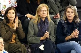 Infanta Cristina And Iñaki Urdangarin Coincide In The Party Of Their Son Pablo - Barcelona