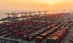 Suzhou Port Container Trade