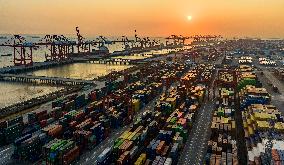 Suzhou Port Container Trade