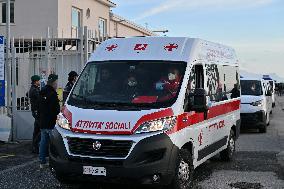 Emergency Rescue Ship Arrives In Port - Naples