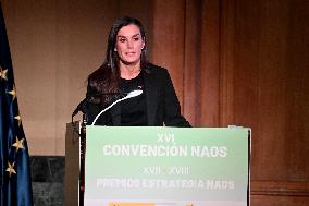 Queen Letizia Presents the XVII and XVIII NAOS Strategy Awards - Madrid