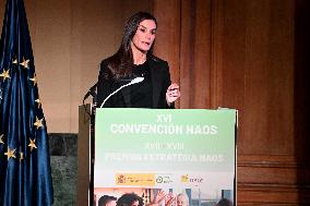 Queen Letizia Presents the XVII and XVIII NAOS Strategy Awards - Madrid