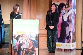 Queen Letizia Presents the XVII and XVIII NAOS Strategy Awards - Madrid