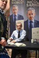 Nicolas Sarkozy Book Signing Event - Versailles