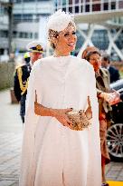 Queen Maxima Meets Children Before Signing Partnership - Utrecht