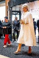 Queen Maxima Meets Children Before Signing Partnership - Utrecht