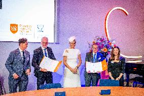 Queen Maxima Meets Signing Partnership - Utrecht