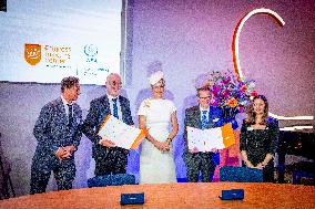 Queen Maxima Meets Signing Partnership - Utrecht