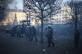 Farmers Protest Ahead Of EU Summit - Brussels