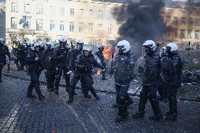 Farmers Protest Ahead Of EU Summit - Brussels