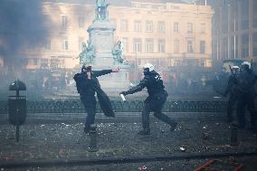 Farmers Protest Ahead Of EU Summit - Brussels