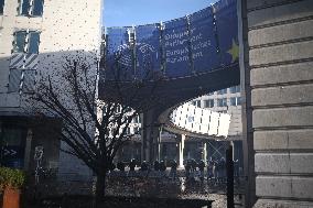 Farmers Protest Ahead Of EU Summit - Brussels