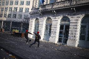 Farmers Protest Ahead Of EU Summit - Brussels