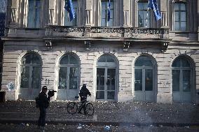 Farmers Protest Ahead Of EU Summit - Brussels