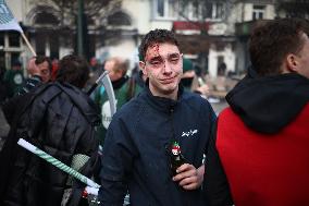 Farmers Protest Ahead Of EU Summit - Brussels