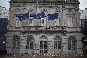 Farmers Protest Ahead Of EU Summit - Brussels