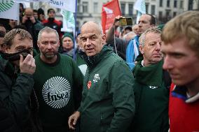 Farmers Protest Ahead Of EU Summit - Brussels