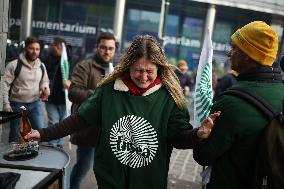 Farmers Protest Ahead Of EU Summit - Brussels
