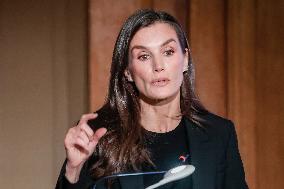 Queen Letizia Presents the XVII and XVIII NAOS Strategy Awards - Madrid