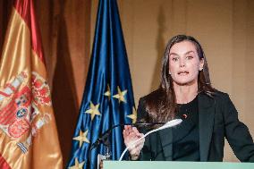 Queen Letizia Presents the XVII and XVIII NAOS Strategy Awards - Madrid