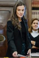 Queen Letizia Presents the XVII and XVIII NAOS Strategy Awards - Madrid