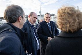 Visit of the Minister of Transport and the President of the SNCF at the Gare de Lyon - Paris AJ