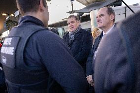 Visit of the Minister of Transport and the President of the SNCF at the Gare de Lyon - Paris AJ