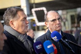 Visit of the Minister of Transport and the President of the SNCF at the Gare de Lyon - Paris AJ