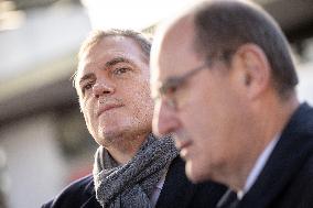 Visit of the Minister of Transport and the President of the SNCF at the Gare de Lyon - Paris AJ