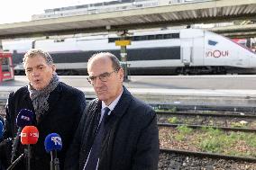Visit of the Minister of Transport and the President of the SNCF at the Gare de Lyon - Paris AJ