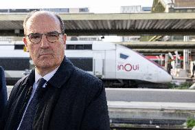 Visit of the Minister of Transport and the President of the SNCF at the Gare de Lyon - Paris AJ