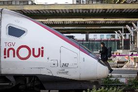 Illustration of the Gare de Lyon during the Christmas holiday departures - Paris AJ