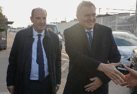 Visit of the Minister of Transport and the President of the SNCF at the Gare de Lyon - Paris