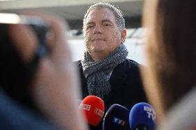 Visit of the Minister of Transport and the President of the SNCF at the Gare de Lyon - Paris