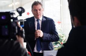 Visit of the Minister of Transport and the President of the SNCF at the Gare de Lyon - Paris