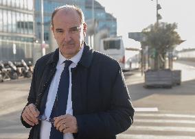 Visit of the Minister of Transport and the President of the SNCF at the Gare de Lyon - Paris