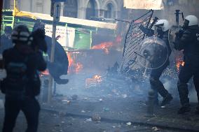 Farmers Protest Ahead Of EU Summit - Brussels