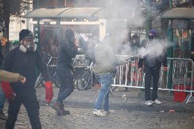 Farmers Protest Ahead Of EU Summit - Brussels